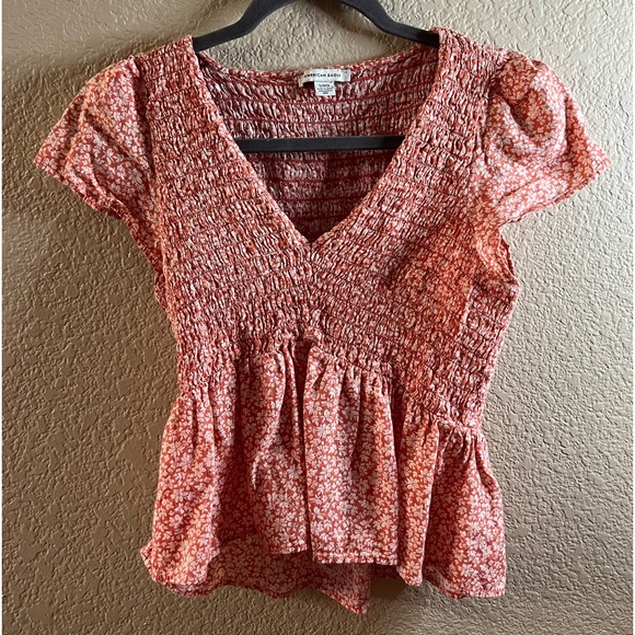 American Eagle Outfitters Tops - Floral Small American Eagle Shirt